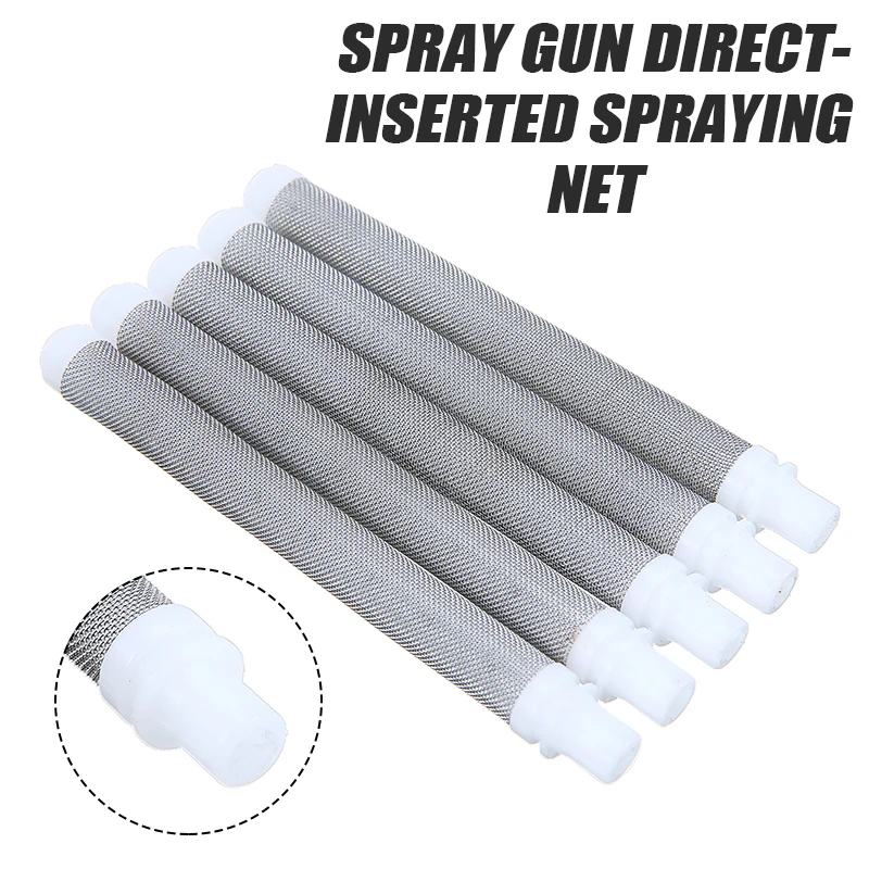 5 шт. Нержавеющая сталь надежных партнеров! Безвоздушные Краски фильтр для