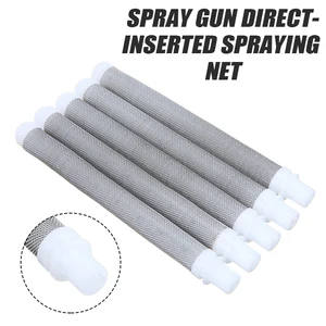 5 шт. Нержавеющаясталь надежных партнеров! Безвоздушные Краски фильтр для пистолета-распылителя Экран элементов; Высотка каблука 10 см4 