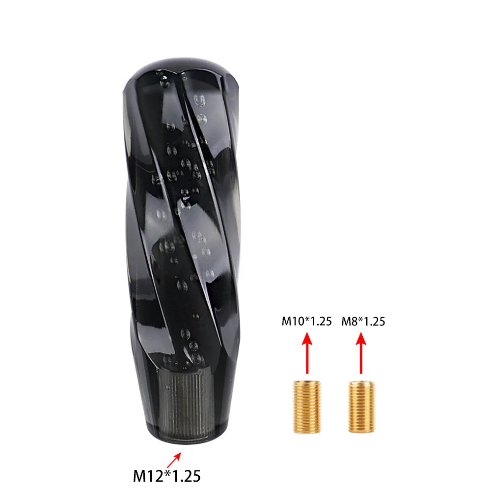 Ручка переключения передач в автомобиль рычага из черной прозрачной смолы ручка