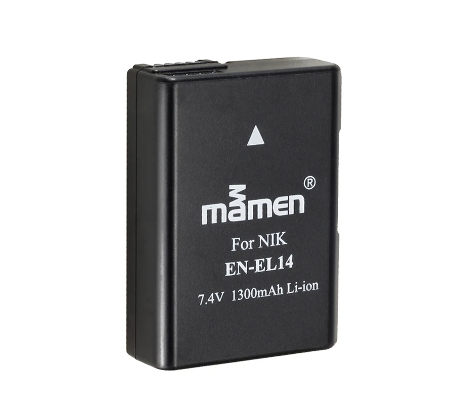 Аккумулятор для камеры Mamen EN EL14 EN-EL14 ENEL14 для Nikon Coolpix D3100 D3200 D5200 P7100 P7700 аккумулятор 1300 мАч SLR DSLR LI-battery