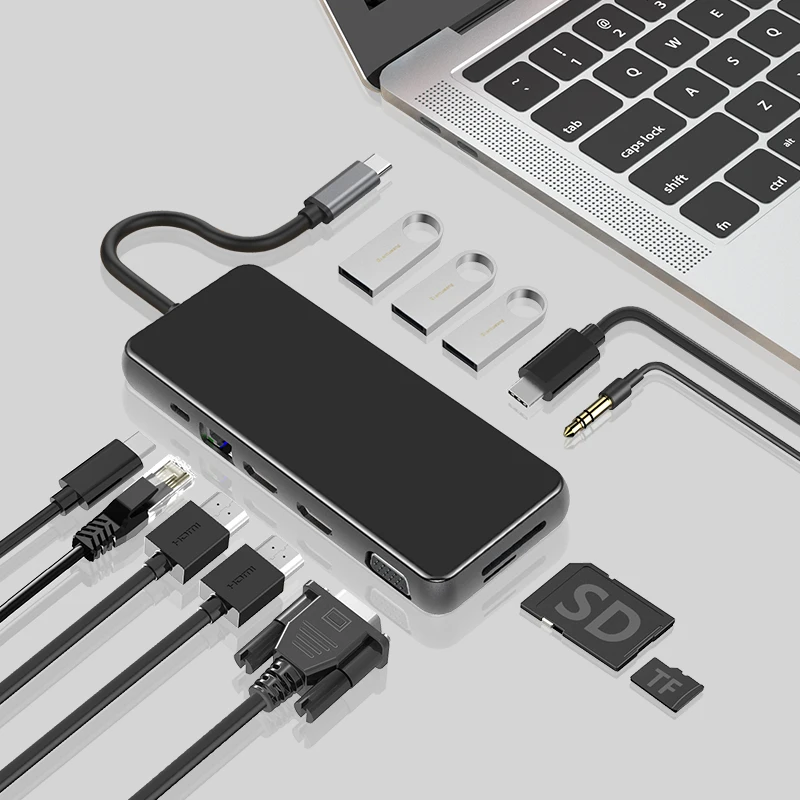 тип c док станция для mst с двумя э