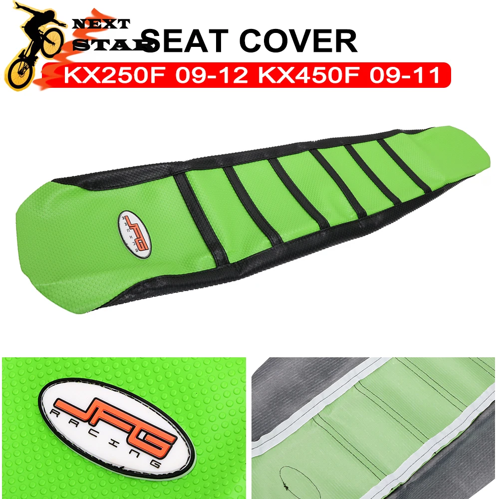 Мотоциклетный Кожаный Мягкий Нескользящий чехол для сиденья KAWASAKI KXF250 KXF 250 09-12 KXF450