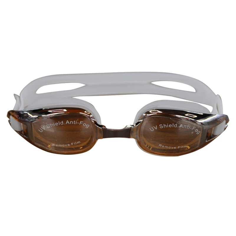 

Summer Adjustable Anti-Fog UV Protect Swimming Goggles Glasses Waterproof Silicone Mirrored Swim Eyewear With Swimming Cap