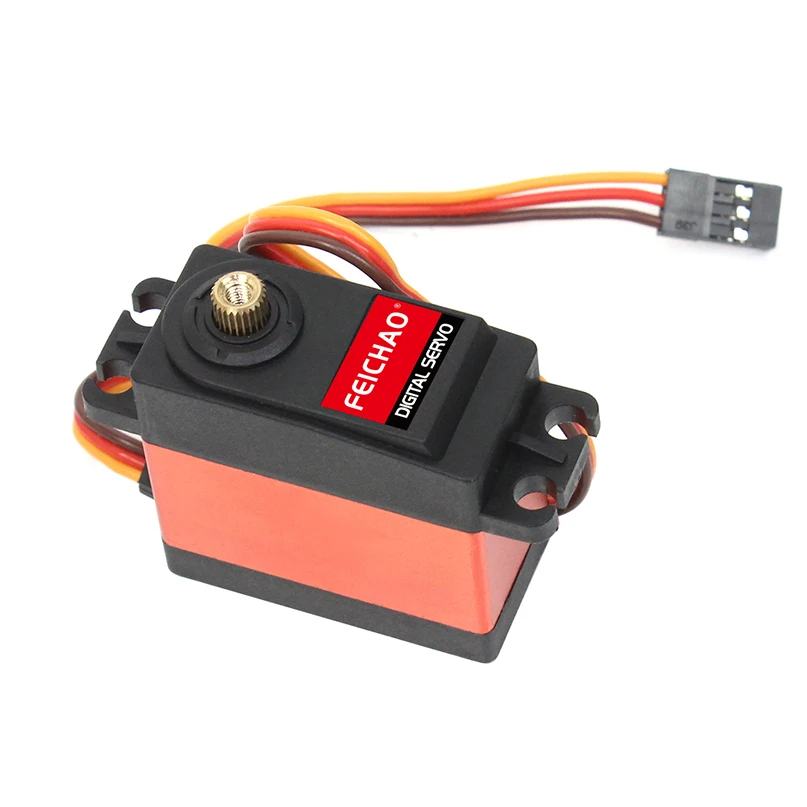 

20kg Coreless Waterproof Servo 180 270 360 Degree Large Torque Digital Aluminium Metal Gears 25T Arm For Helicopter Car