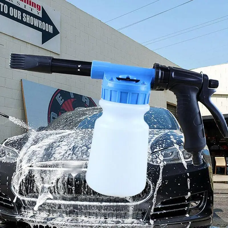 

Car washing machine high pressure foam water gun1000ml sprayer foamaster wash gun foam soap cleaning gun shampoo R2H6