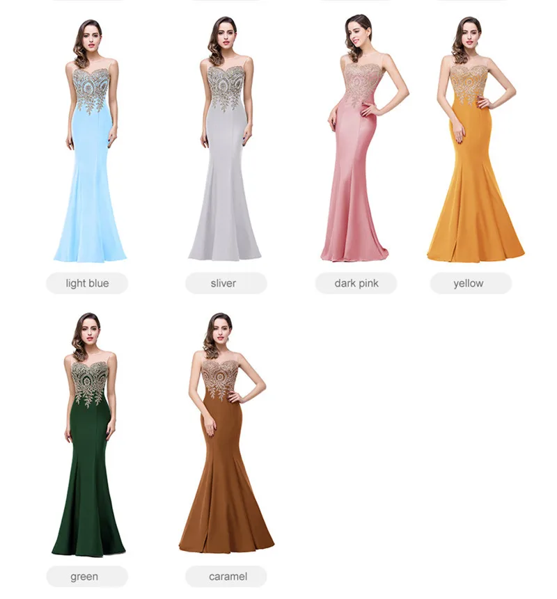 

Vestido de Festa Elegant Lace Mermaid Evening Dresses With Appliques Sexy Backless Evening Gowns Robe De Soiree
