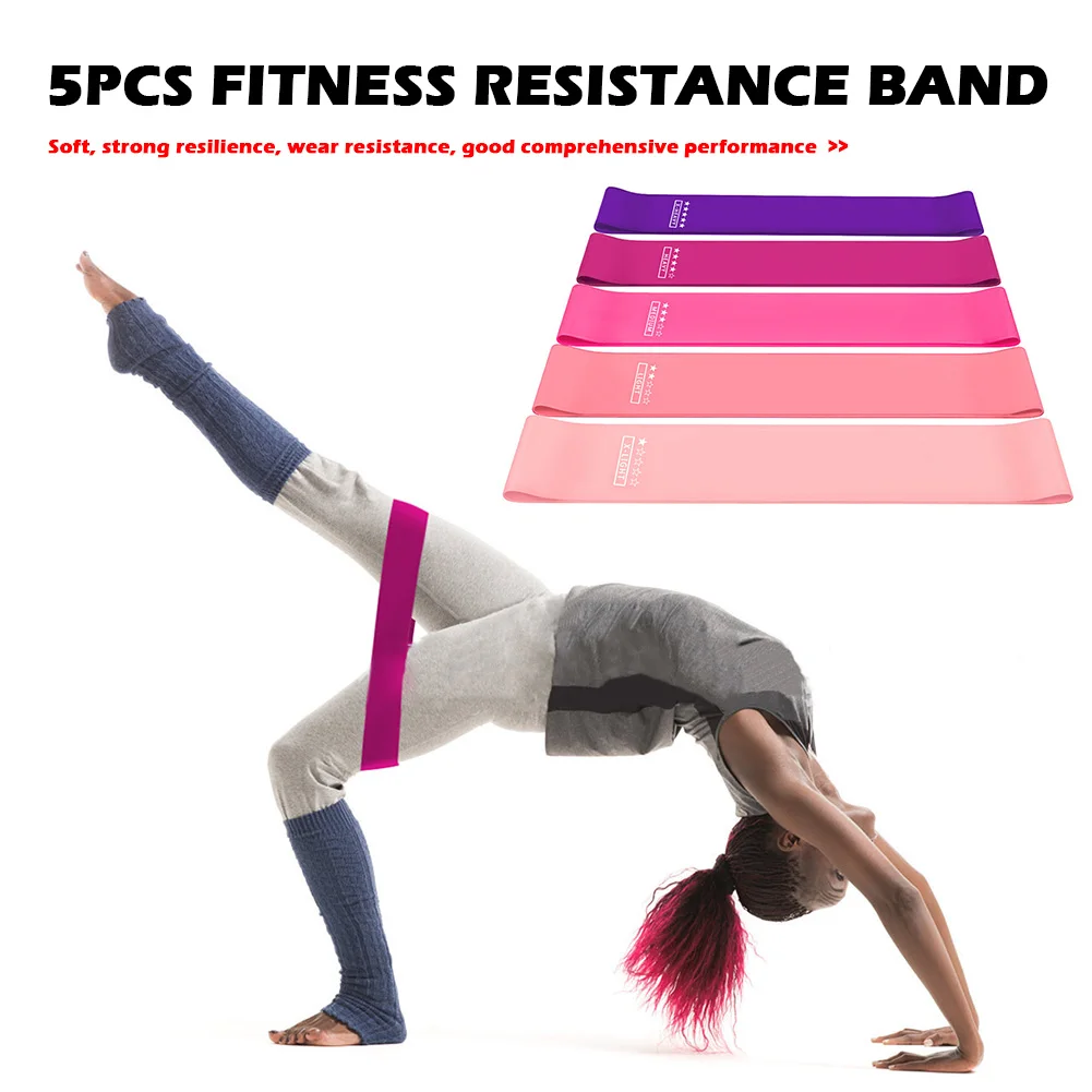 

Training Fitness Gum Exercise Gym Strength Resistance Bands Pilates Sport Rubber Fitness Mini Bands Workout Equipment