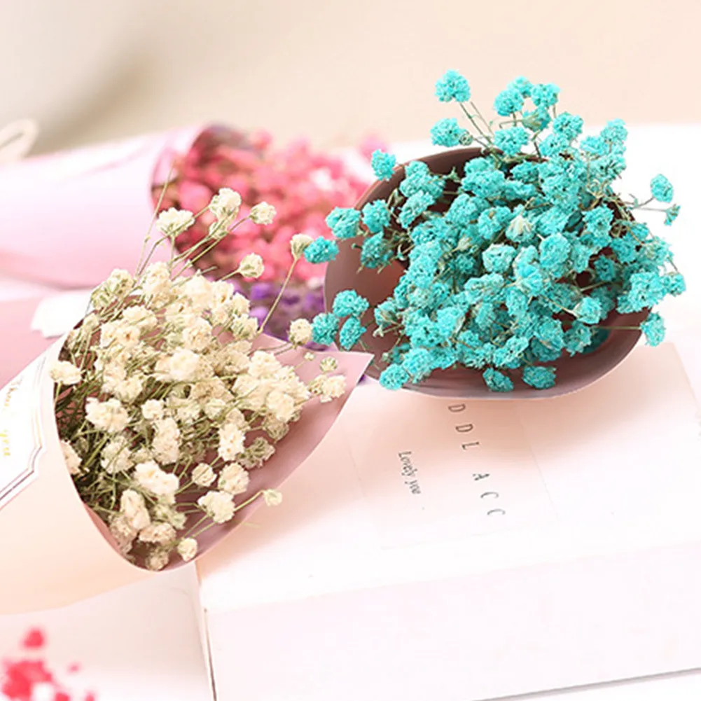 Цветы Гипсофилы поддельные букеты сухие цветы украшение для дома офиса Декор