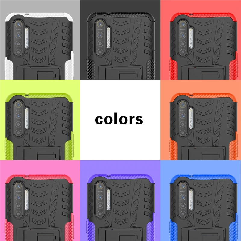

Phone Case For OPPO Realme XT Case 6.4" Hard Fashion Armor Shells Shockproof Capa Cover For Realme XT Cover For Realme XT Case