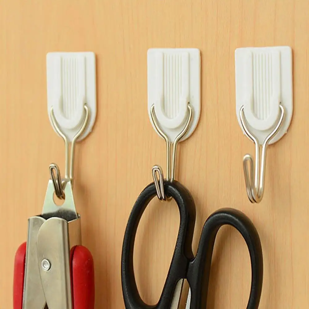 

Hot 6 Pcs Household Strong Sticky Coat Hanger Hook Loading Door Kitchen Bathroom Wall Home Towel Holder Storage Organizer