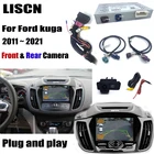 Адаптер для передней и задней камеры Ford kuga 2011  2021, оригинальный видеодекодер для парковочной камеры заднего вида, обновленный экран