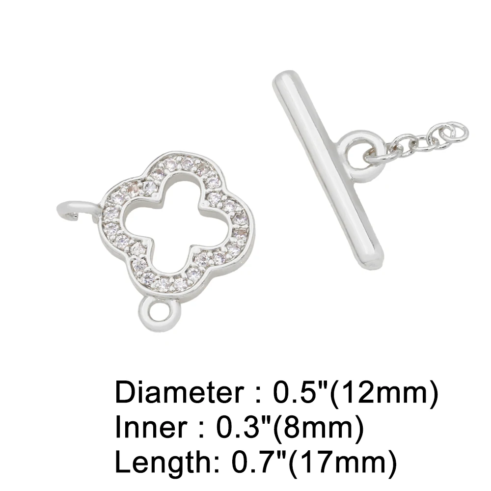 OCESRIO маленькая зубчатая застежка ювелирный соединитель подлинные позолоченные