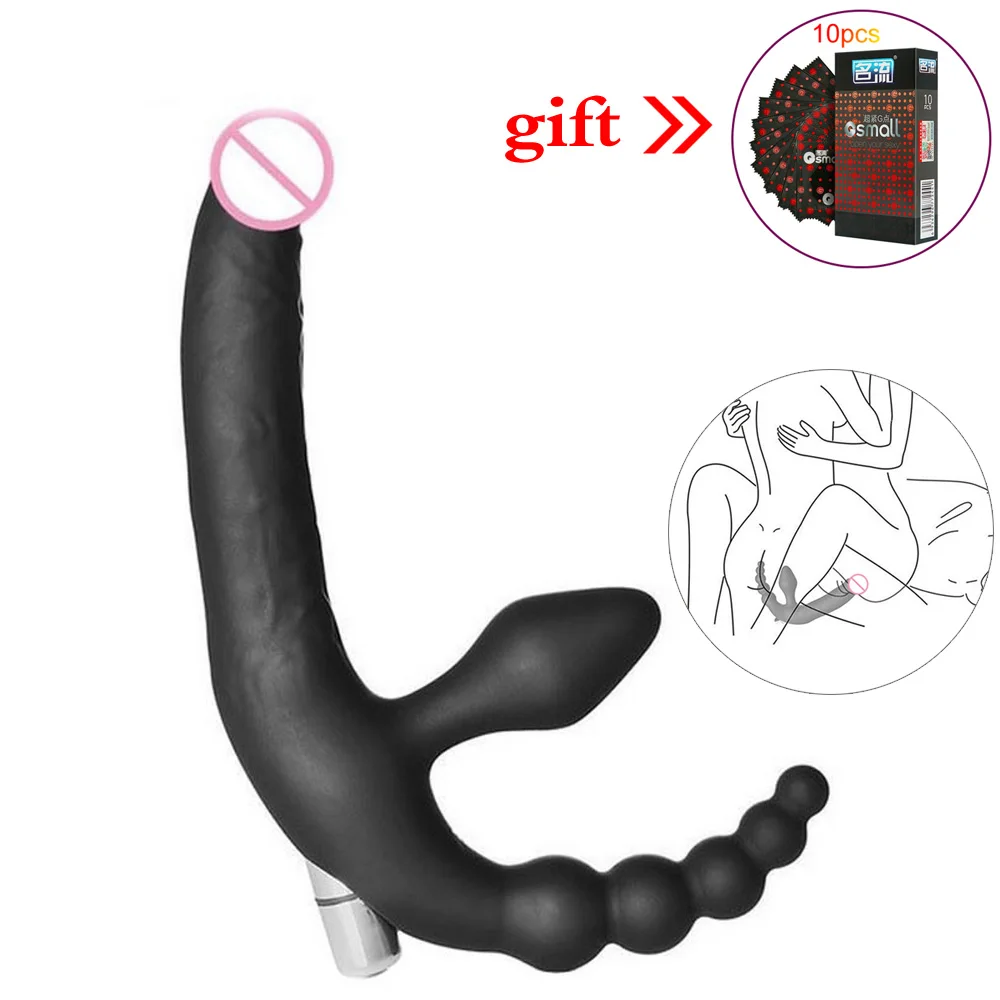 Женский фаллоимитатор вибратор секс-игрушки для взрослых женский ремень двойные