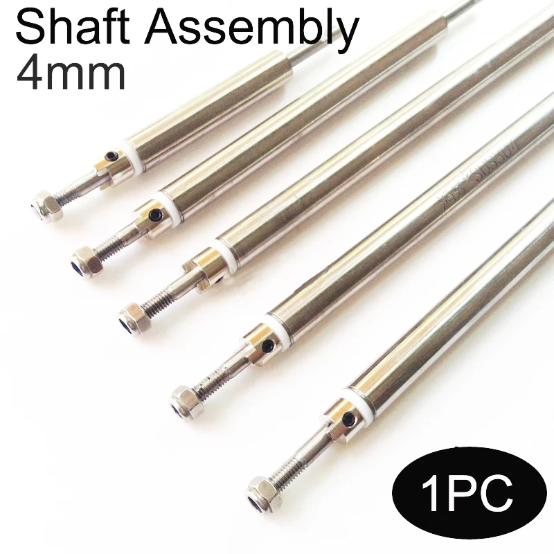 1 шт. RC лодка 4 мм Приводной вал в сборе 304 Нержавеющая сталь Жесткий Вал + футболка