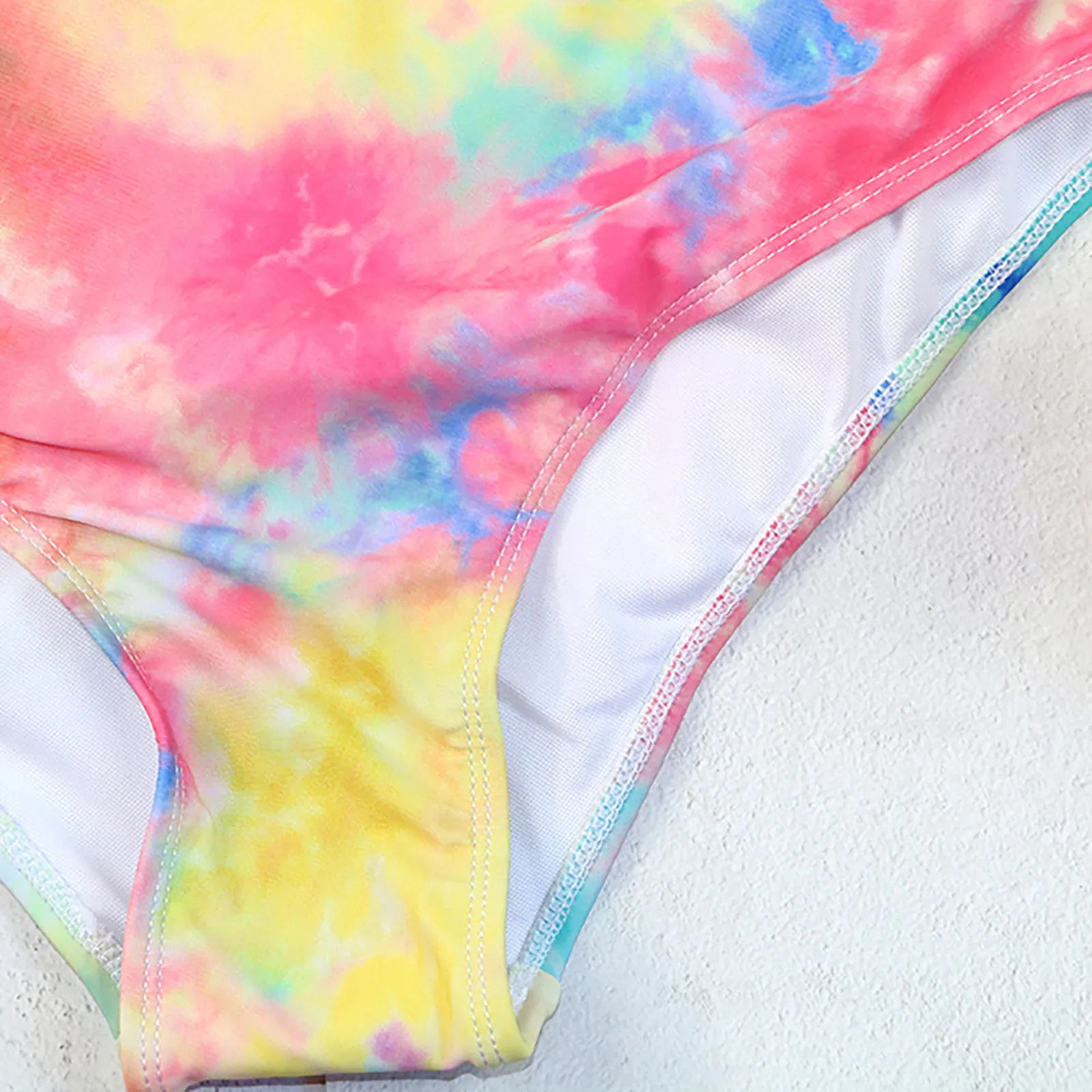 One Piece Plus Size Swimsuit Women Tie-dye Swimwear Sexy Swimming Suit Brazilian Momokini Summer Beach Wear Bathing 0317 |