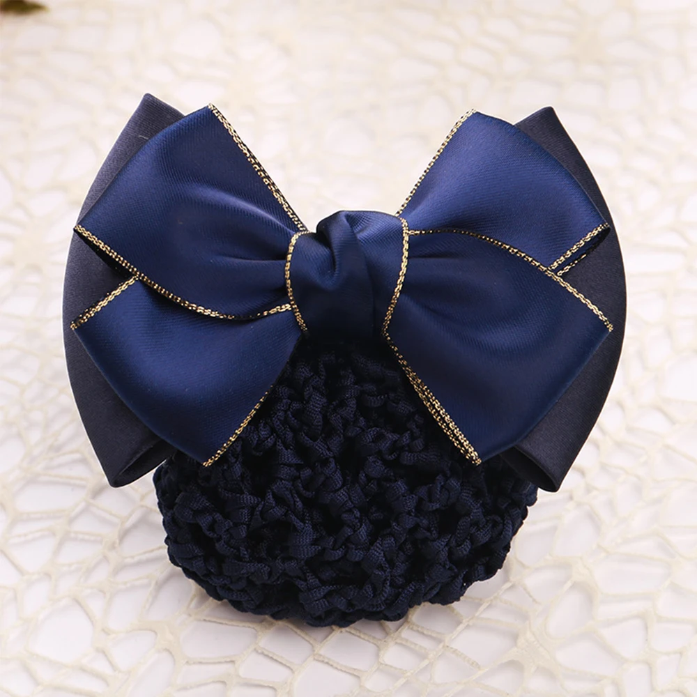 Новинка Модные женские головные уборы сетчатая заколка для волос с бантом