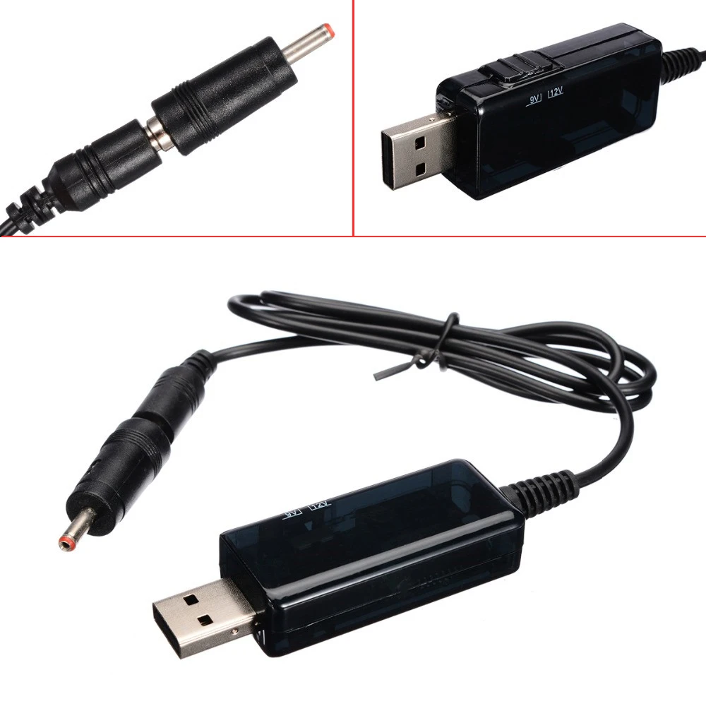 Кабель 5 В преобразователь напряжения 9 В/12 1 А трансформатор постоянного тока