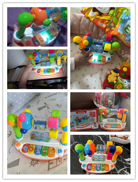 5 Types Farm Animal Sound Kids Piano Music Toy Musical Animals Sounding Keyboard Baby Playing Type Instruments f5 | Игрушки и хобби