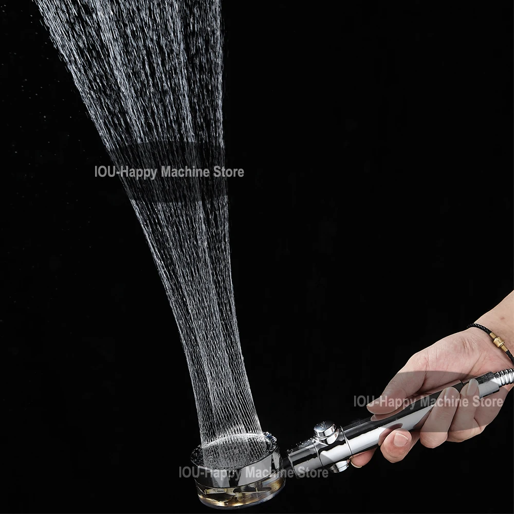 360 Rotated High-Pressure Handheld Shower Head Bathroom Pressurized Massage Home Dormitory Universal Nozzle | Дом и сад