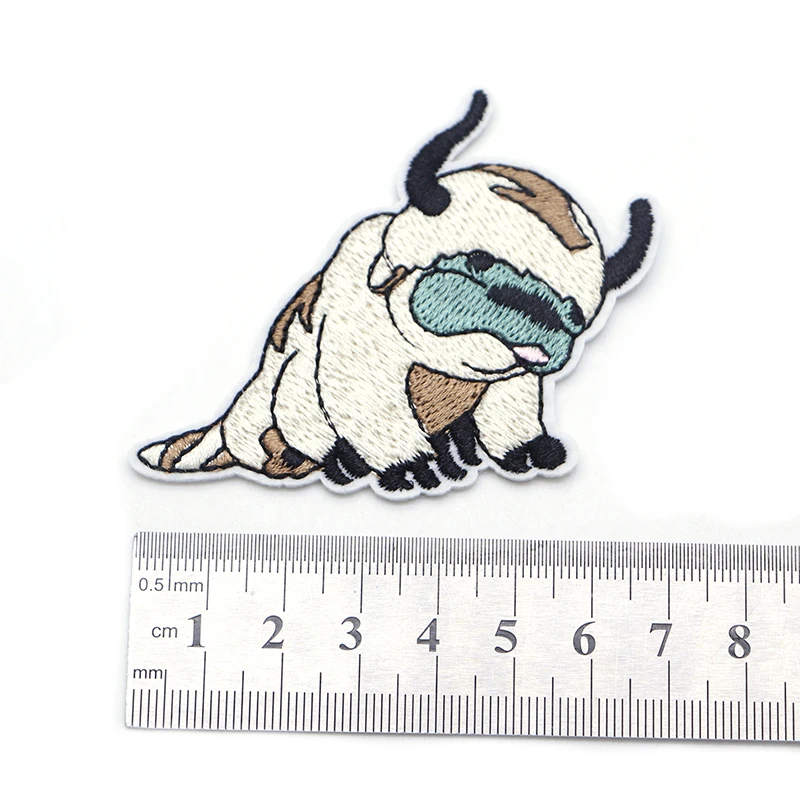 2 шт./лот Аватар последние Airbender патч Appa креативная вышивка для одежды Железный на