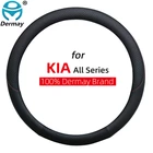 100% DERMAY брендовый кожаный чехол рулевого колеса автомобиля для Kia Sportage 2000-2020 Sportage 4 Sportage 2019 KX5 автомобильные аксессуары
