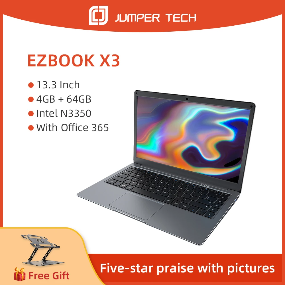 Jumper EZbook X3 ноутбук на Win10 экран 2020 дюйма 4 Гб + 64 ГБ|Ноутбуки| |