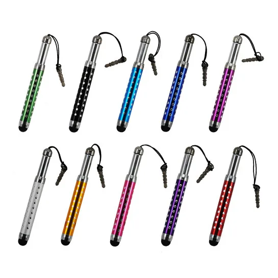 Оптовая продажа емкостный стилус Выдвижная сенсорная ручка для всех серий iPhone