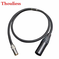thouliess 4pin xlr balanced male to 4 4mm 5pole balanced female audio adapter for headphone cable