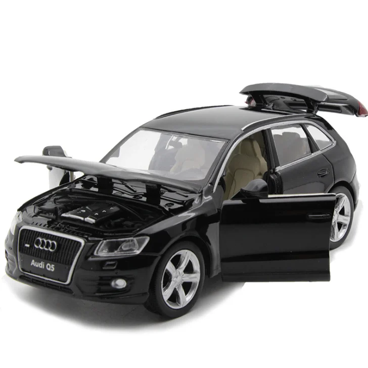 1:32 Scale Audi Q5 Sport SUV Car Diecast Toy Model Pull Back Sound & Light Doors Openable Collection Gift For Kid Toys | Игрушки и