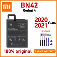 xiao mi original 4000mah bn42 battery for xiaomi redmi hongmi 4 phone high quality batteries with free toolstracking number