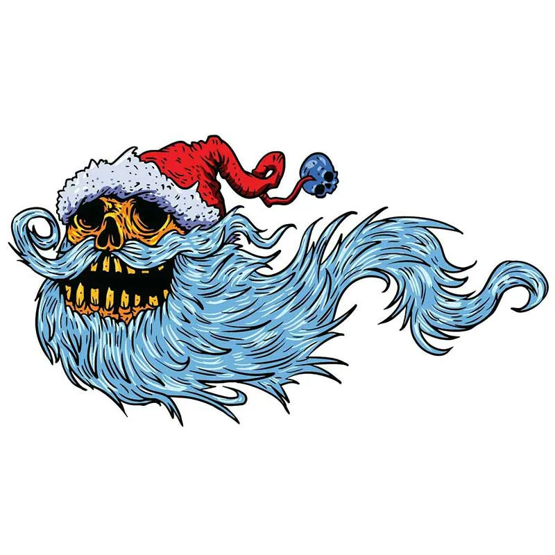 

Creative Santa Claus Car Sticke Accessories Vinyl PVC 13cm*7cm Motorcycle Waterproof Windshield Car Window Car Styling Decal