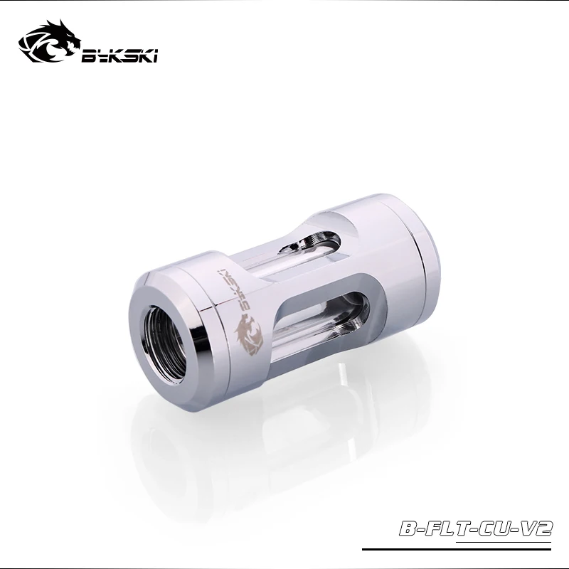 

Bykski Double G1/4 Metal + Acrylic Filter water system dedicated dual spiral pattern metal filters connector computer fitting