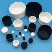 5pcs white and black silicone rubber hose end blanking caps foot cover female round tube insert stoppers