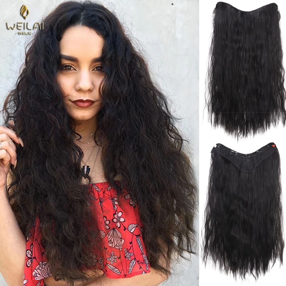 Женские аксессуары для волос WEILAI удлинитель с V образным вырезом синтетические