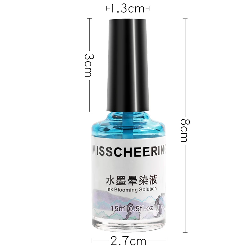 Мраморный узор градиентный цвет лак для ногтей Чернила смазывание нейл-арта