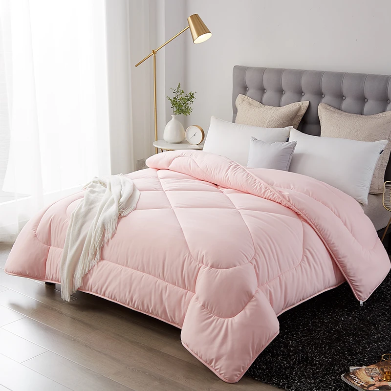 

5 Colors Choose Cotton Cover Thicken Comforter Multiple Sizes Quilt Cheap Comfortable Blanket 4 Seasons Down Quilt Duvet