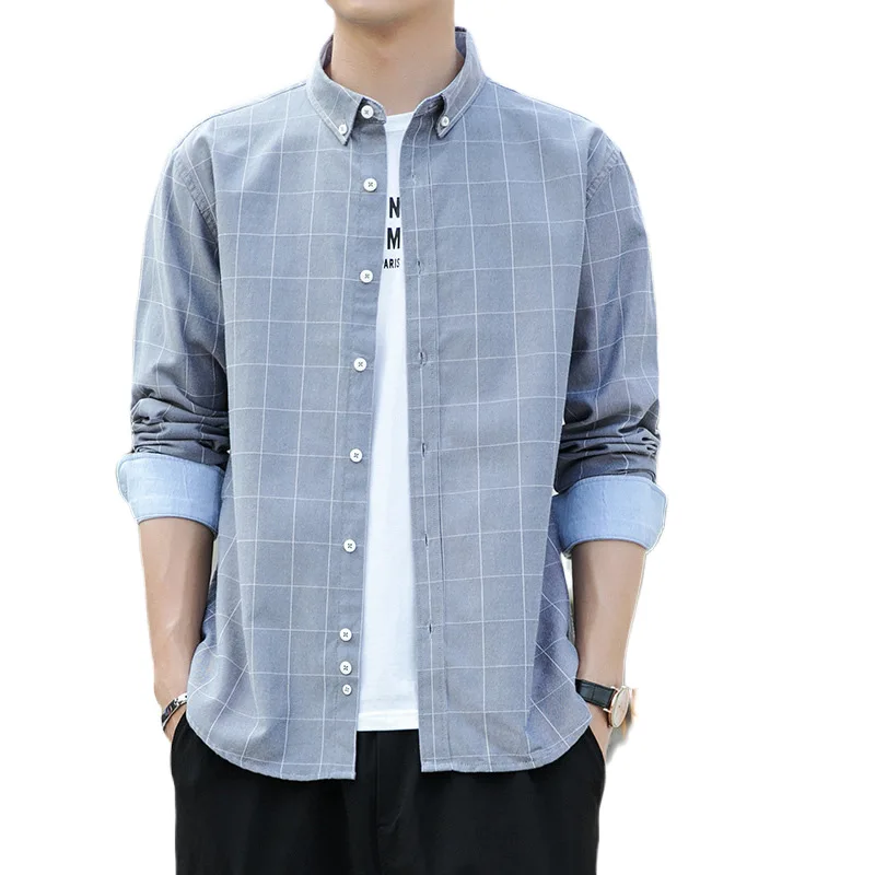 Мужская Горячая Распродажа Осень Зима флисовая клетчатая плюс рубашка держит