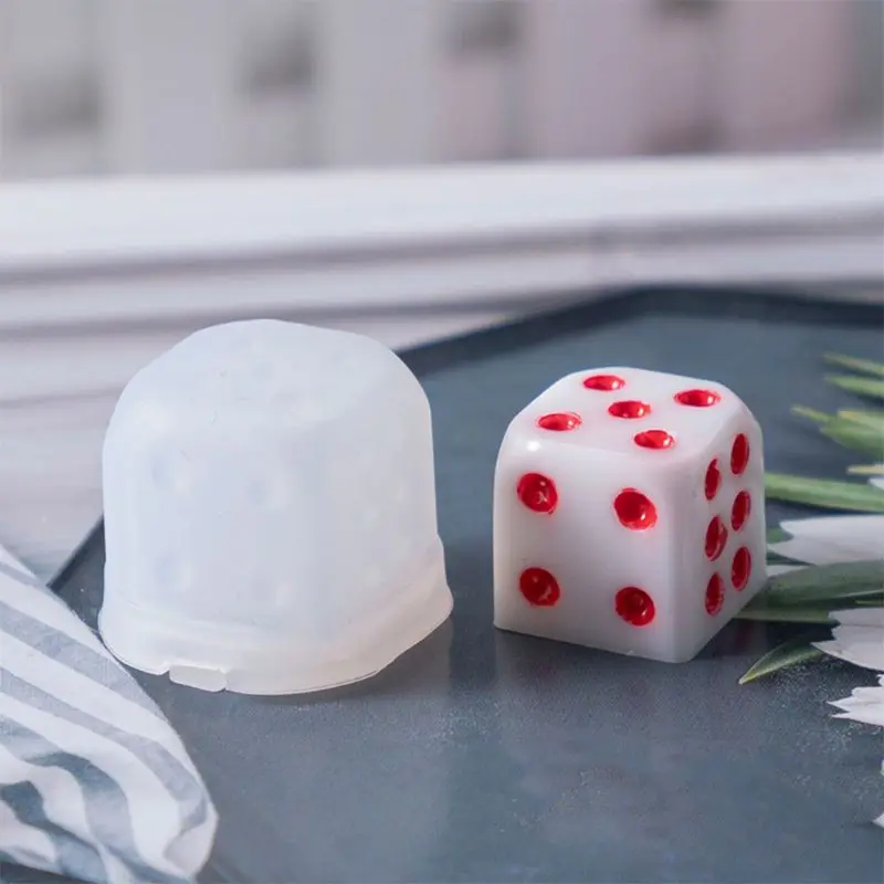

DIY Silicone Ring Molds for Resin Triangle Dice Mold Dice Digital Game Silicone Dried Flower Resin Decorative DIY Hand Crafts