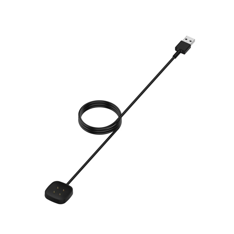 smart watch charger for fitbit versa 3 wearable device accessories usb cable charge wired watch charging station free global shipping