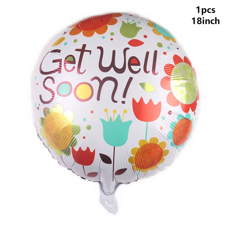 1 шт. выздороветь скоро фольгированный шар Свадебная вечеринка украшения