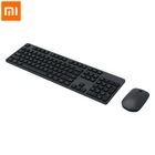 Оригинальный комплект клавиатуры и мыши Xiaomi, 2,4 ГГц, портативная полноразмерная клавиатура и мышь, комбинированный ноутбук для офиса и дома