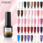 Гель-лак для ногтей ROSALIND, 7 мл, полуперманентный, для светодиодных УФ-ламп, блестящий Гель-лак, база, верхнее покрытие, праймер