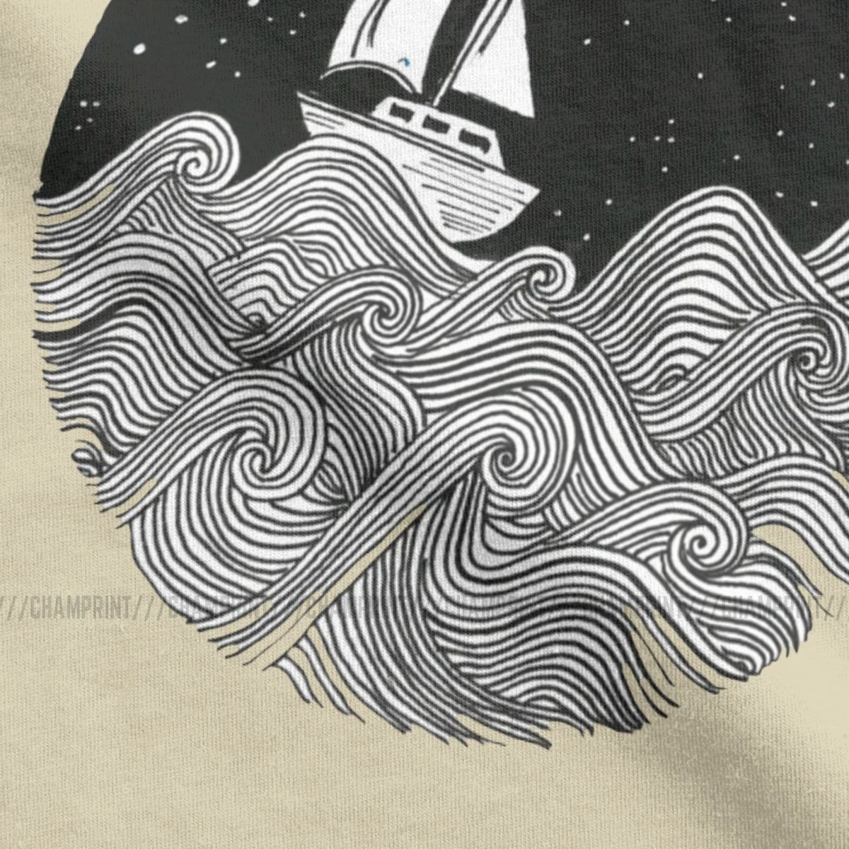 Отгрузкой Для мужчин футболка Морская Лодка парус океанический морской корабль