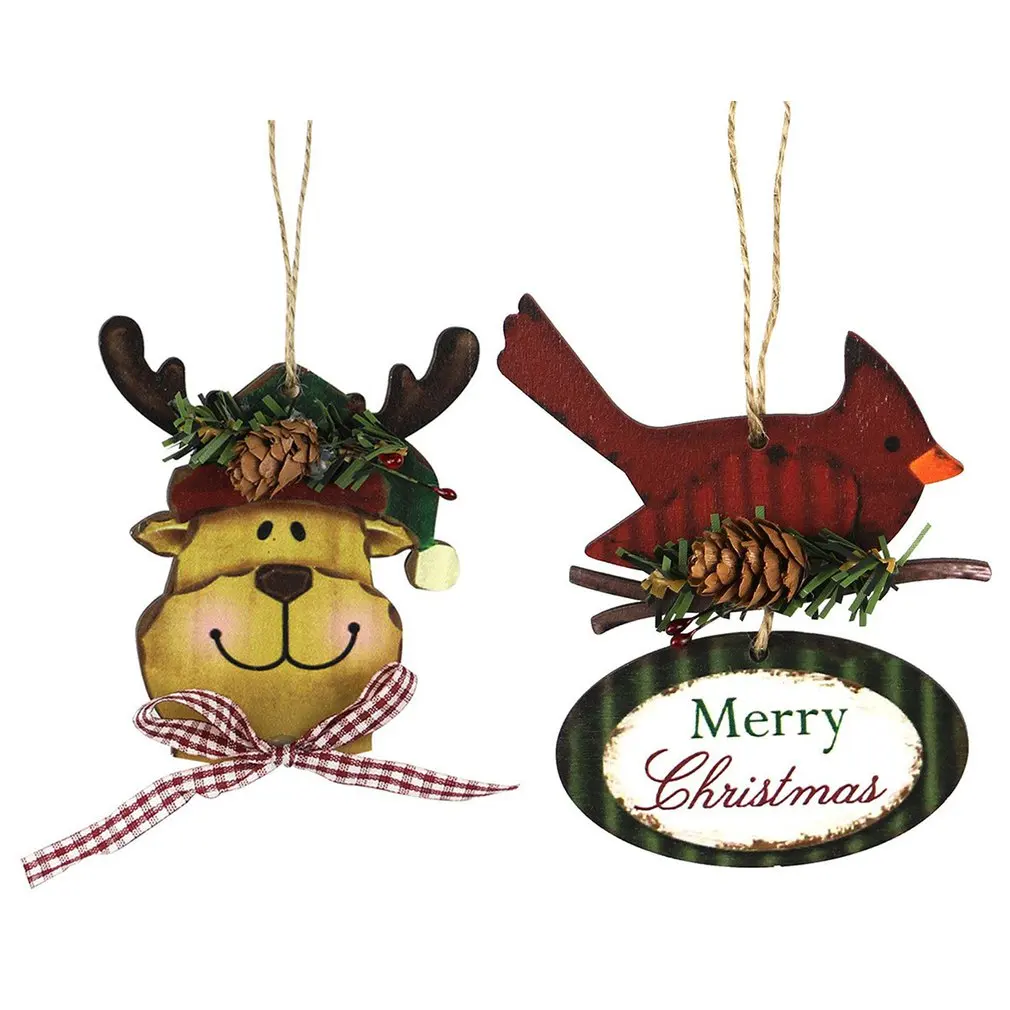 

Горячая новинка, рождественские поделки, декоративная подвеска, деревянное праздничное Рождественское украшение, Маленькая подвеска, укра...