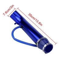 76mm air intake pipe cold air inlet duct tube kit with rubber hose for connect filter high air flow