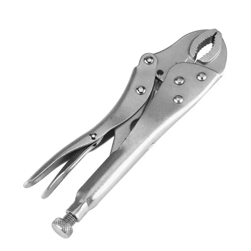 Round Jaw 10in Многофункциональные плоскогубцы с плоской фиксацией типа C из углеродистой стали с зажимом из углеродистой стали, сварочный инструмент, регулируемые плоскогубцы - Цвет: Round Jaw 10in
