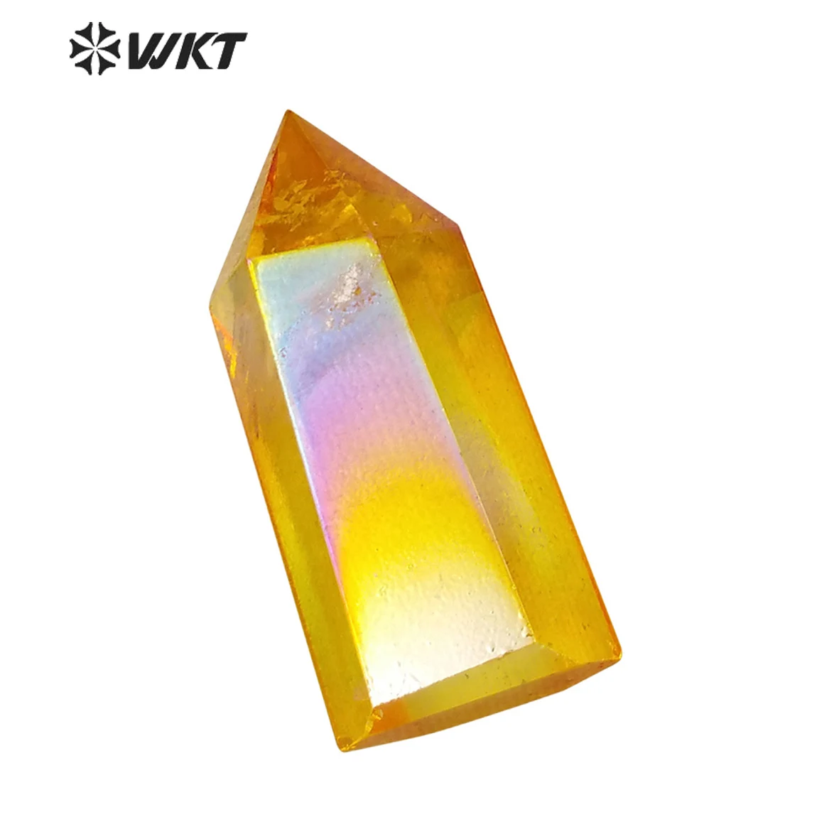 WT-G235 Wholesale custom Mixed colors Aura Crystal quartz Stone Natural aura spirit quartz point stone girlfriend gift