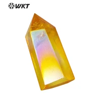 wt g235 wholesale custom mixed colors aura crystal quartz stone natural aura spirit quartz point stone girlfriend gift