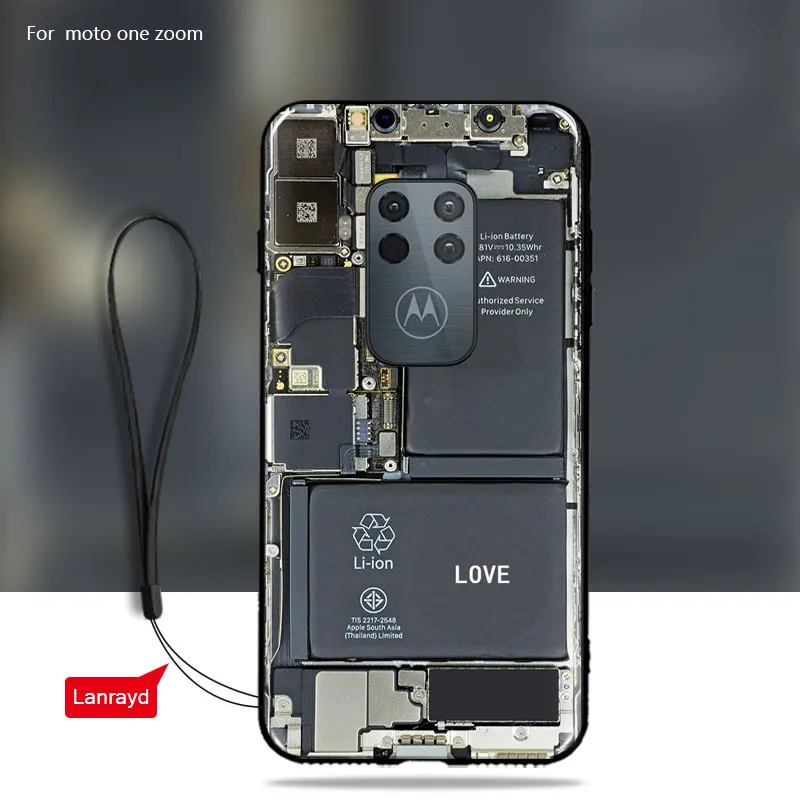Для Motorola Moto One Zoom чехол силиконовый мультяшный мягкий s для Coque funda Pro Бампер |