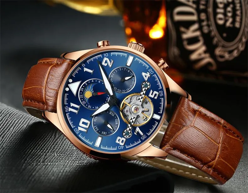 AILANG Tourbillon часы мужские модные автоматические мужские s часы лучший бренд класса люкс повседневные из нержавеющей стали водонепроницаемые механические часы мужские